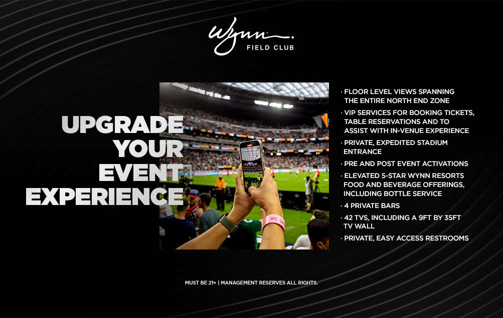 Upgrade your event experience, reserve vip experience