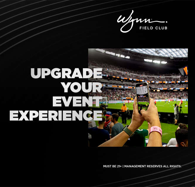 Upgrade your event experience - must be 21+ management reserves all rights